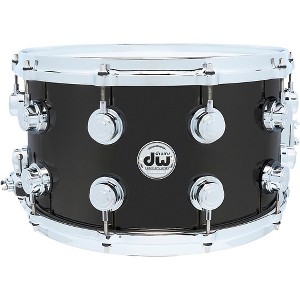 DW Collector's Series Black Nickel Over Brass Snare Drum With Die-Cast Hoops - 1 of 4
