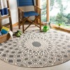 Courtyard CY6616 UV & Stain Resistant Non-Shedding Power Loomed Indoor/Outdoor Rugs - Safavieh - 2 of 3