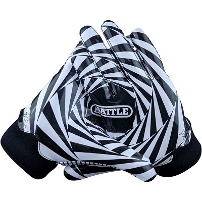 Battle Receivers Double Threat Football Gloves - White/white : Target