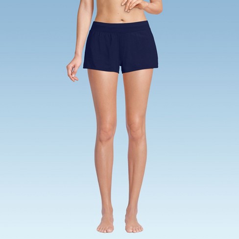 Lands End Women s Smoothing Control Curvy 3 Inch Swim Short 18 Deep Sea Navy Target