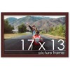 PosterPalooza | Classic Modern Brown Picture Frame - UV Acrylic, Backing Board, Hanging Hardware Included - 3 of 4