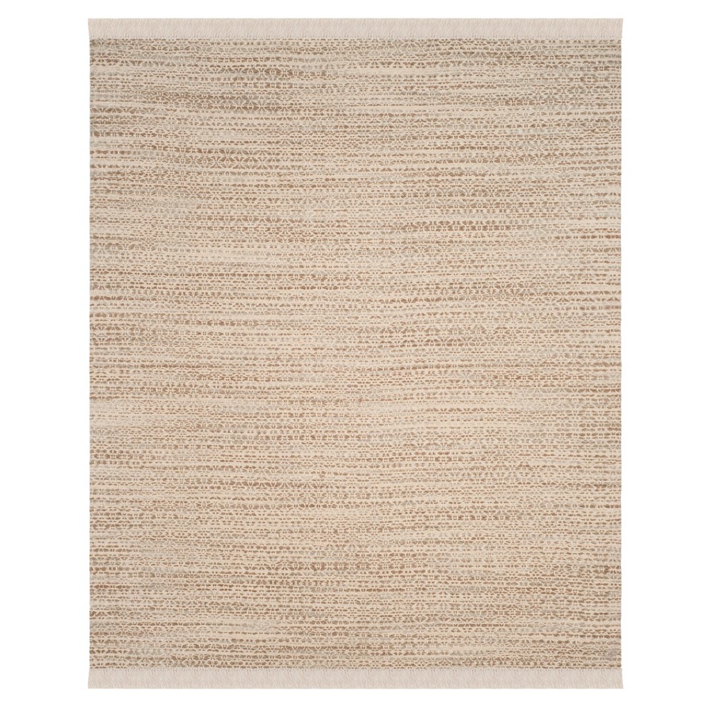 6'x9' Beige/Ivory Solid Tufted Area Rug - Safavieh