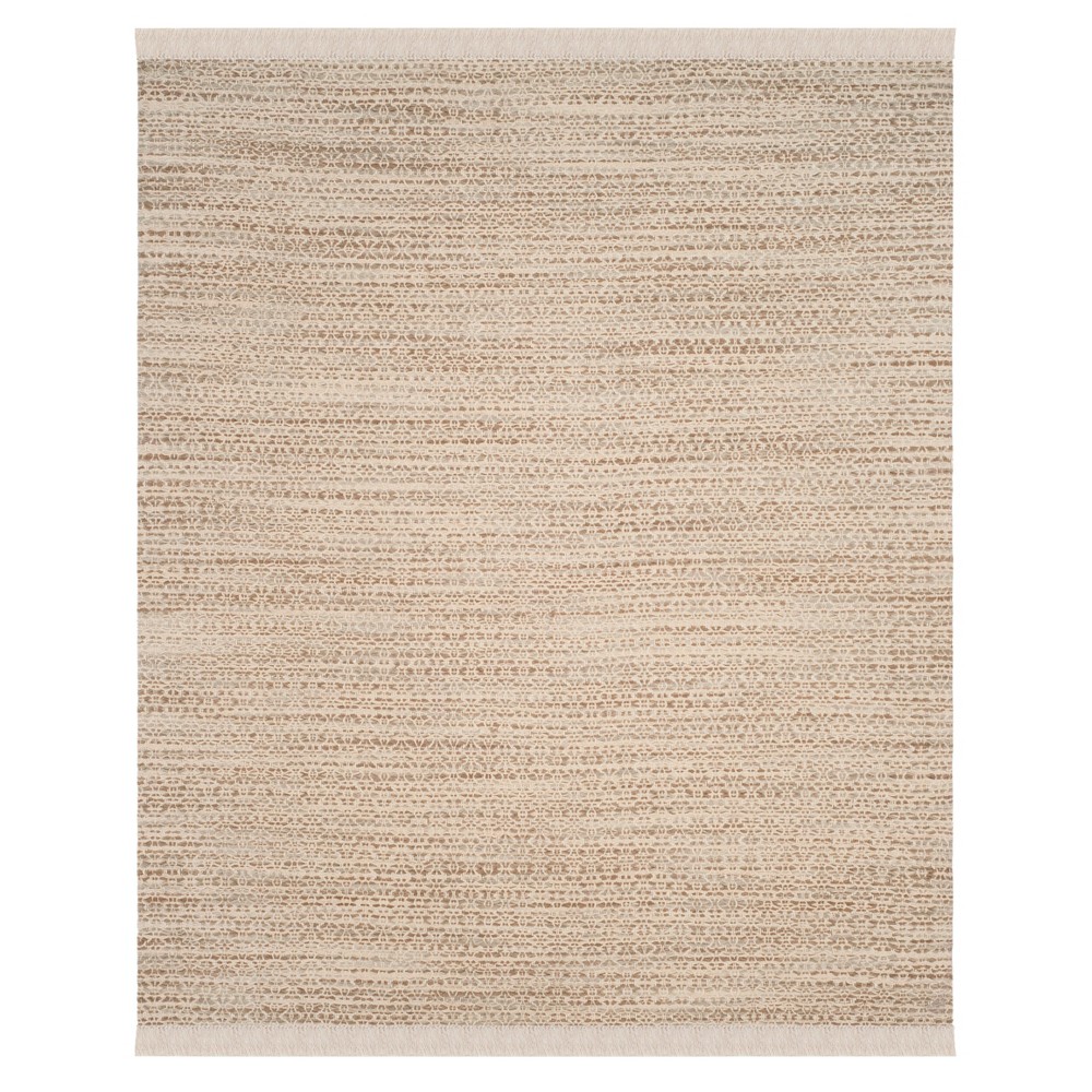 6'x9' Beige/Ivory Solid Tufted Area Rug - Safavieh