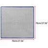 INSPIRE CHIC Women's Stripe Print Square Neckerchief Headband 27.56*27.56 inches(L*W) - 3 of 4