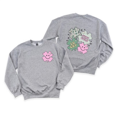 Simply Sage Market Women's Graphic Sweatshirt Stay Gold Lucky Shamrock