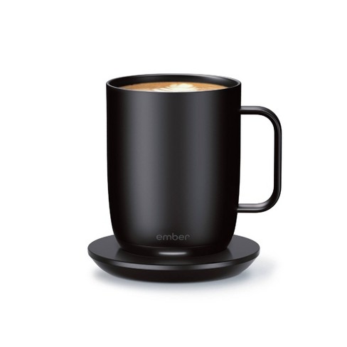 Temperature-Controlled, Self-Heating Coffee Mug (Black - 14 oz.) Kitchen  Appliance Home Appliance