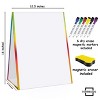 SCRIBBLEDO  Tabletop Magnetic Easel White Board 16"x12" with 6 markers and Eraser - 2 of 4