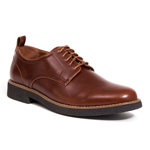 Men's Leo Oxford Dress Shoes - Goodfellow & Co™ Brown 7 : Target