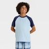 Boys' Short Sleeve T-Shirt and Plaid Fleece Pants Pajama Set - Cat & Jack™ - 3 of 4