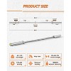 45 Lbs Barbell, 7 Ft Bar for Weightlifting and Power Lifting for Squats, Deadlifts, Presses, 1500 Lbs Weight Capacity Barbell Bar - 2 of 4