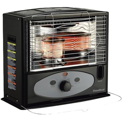 Dura Heat Radiant Kerosene Heater with Glass Burner, 10,000 BTUs, Heats Up to 450 Sq Ft Area