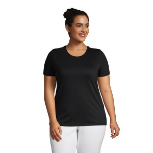 Lands' End Women's Relaxed Supima Cotton T-Shirt - 1 of 4
