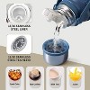 32 oz Insulated Water Bottle with Carry Strap & Strainer - Wide Mouth Stainless Steel Thermos for Hot/Cold Drinks - 4 of 4