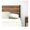 Bed Frame with Rustic Vintage Wood Headboard, Strong Metal Slats Support, Mattress Foundation & Under Bed Storage, Noise-Free, No Box Spring Needed - 2 of 4