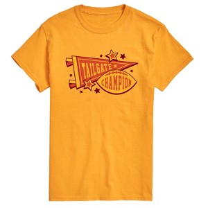 Men's Instant Message Tailgate Champions Short Sleeve Graphic T-Shirt - Gold - 3 X-Large - 1 of 4
