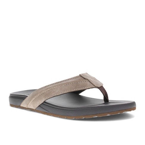 Dockers Mens Freddy Casual Flip-flop Sandal Shoe, Taupe, Size 9 : Target