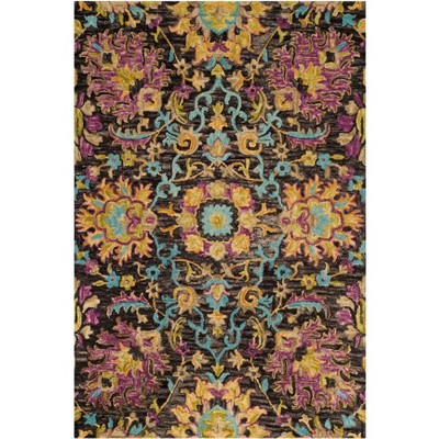 Blossom Blm702 Hand Tufted Rug - Grey/multi - 5'x8' - Safavieh