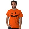 Classic Halloween Pumpkin Costume Graphic T Shirt Men or Women Brisco Brands Black S - 4 of 4