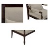 TiramisuBest Modern Velvet Desk Chair ,Metal Legs Upholstered Accent Arm Chair for Living Room/Bedroom/Small Spaces/Home Office,Grey - 4 of 4