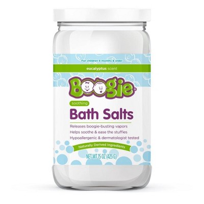 Boogie Vapor Bath Salts with Eucalyptus & Peppermint - 15oz