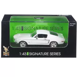 1968 Shelby Gt 500kr Silver 1/18 Diecast Model Car By Road ...