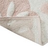 SEVOBAL Bathroom Rugs Bath Mat Rug Home Decor Carpet Shower Mat Home Decor Medallion Floral Pattern Shower Room Bathroom, Pink, 30"*20"*0.5" - 3 of 4