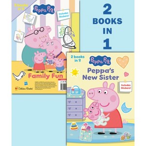 Peppa's New Sister/Family Fun (Peppa Pig) - by  Golden Books (Paperback) - 1 of 1