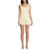 Lands' End Women's Poplin 2 Piece Pajama Set - Tank Top and Shorts - 4 of 4