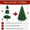 Artificial Christmas Tree With 1000 Branch Tips, 6FT Small Christmas Tree with Foldable Metal Base For Home Office Party Decoration - 4 of 4