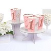 Big Dot of Happiness 1st Birthday Little Miss Onederful - Girl First Birthday Party Favor Popcorn Treat Boxes - Set of 12 - 3 of 4
