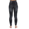 Just Love Women's Denim Wash Leggings - Stretchy and Comfortable Skinny Pants - 3 of 3