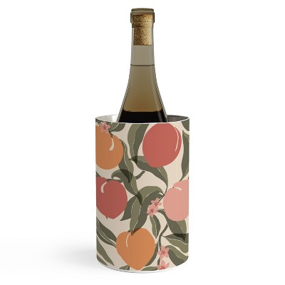 Cuss Yeah Designs Abstract Peaches Wine Chiller - Deny Designs