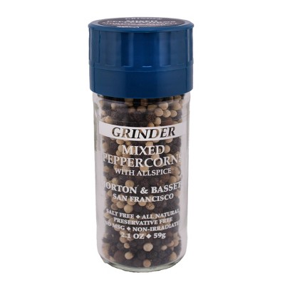 Morton & Bassett Spices Grinder Mixed Peppercorns - 2.1oz