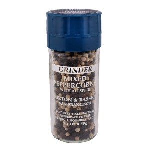 Morton & Bassett Spices Grinder Mixed Peppercorns - 2.1oz - 1 of 4
