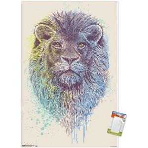 Trends International Rachel Caldwell - Lion Head Unframed Wall Poster Prints - 1 of 4
