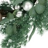 26" PINENEEDLE WREATH WITH BALL - 4 of 4