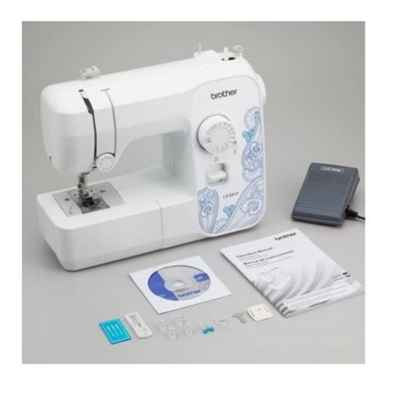 Brother RLX3817 17-Stitch Full-Size Sewing Machine (White, Renewed), 3 of 4