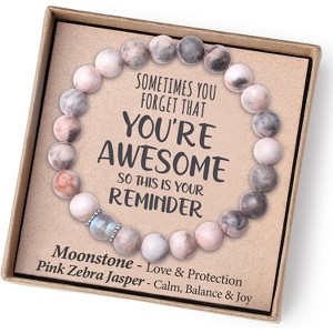Natural Crystal Bracelets-Love/Encouragement-Handmade Cute Gifts - 1 of 4