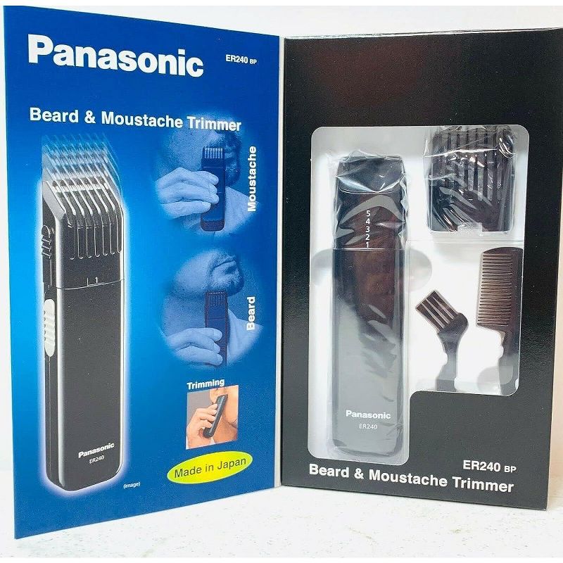 Panasonic Beard & Mustache Hair Trimmer - ER240B, 4 of 5
