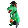 A Holiday Company 8ft Inflatable Dino Pirate, 8 ft Tall, Multi - 4 of 4