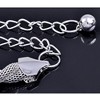 Anna-Kaci Women's Rhinestone Flower Accent Waist Chain with Adjustable Extender - Silver - 4 of 4