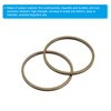 Unique Bargains DIY Craft Copper Jewelry Making Versatile Earring Beading Hoops 30 Pcs - 4 of 4