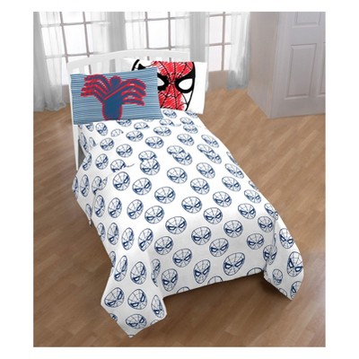 spiderman comforter set twin