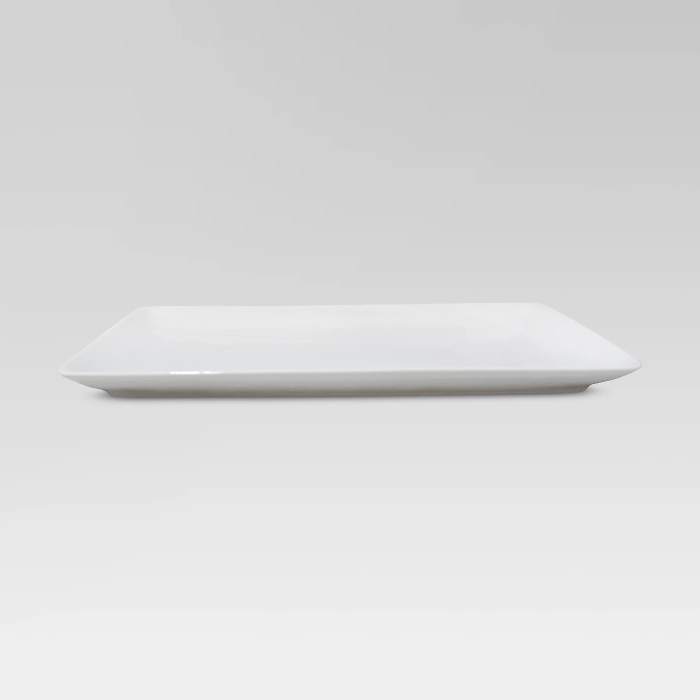 Porcelain Rectangular Platter White 9.5"x15.25" - Threshold. #whiteplatter #kintchenware #tabletop #homedecor