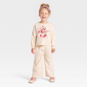Toddler Girls' 2pc Strawberry Shortcake Top & Pants Set - Pink - 1 of 4