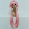 Unique Bargains Women's Wigs 33" Pink with Wig Cap - 2 of 4