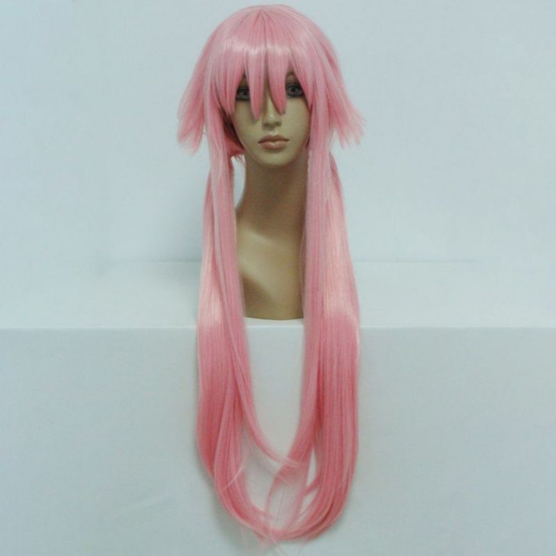 Unique Bargains Women's Wigs 33" Pink with Wig Cap, 2 of 7