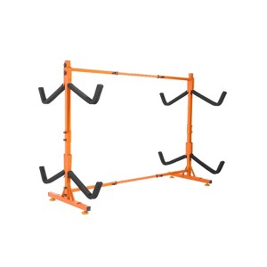 VEVOR Freestanding Kayak Storage Rack, Kayak Stand for 4 Kayak Canoe Paddleboard with Padded Arms and Adjustable Width, 220LBS Max Load - 1 of 4