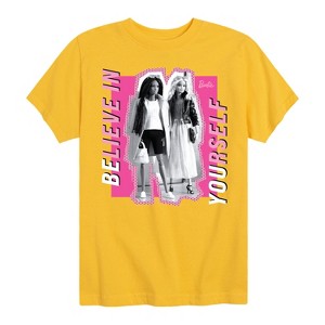 Boys' - Barbie - Believe In Yourself Short Sleeve Graphic T-Shirt - 1 of 4