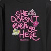 Men's - Mean Girls - She Doesn't Even Go Here Long Sleeve Graphic T-Shirt - 2 of 4